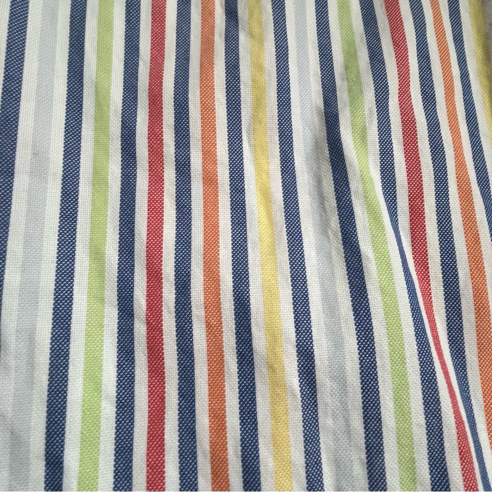 T Harris London Men XXL Multi Striped Button Up LS Shirt Cotton Office Business - Picture 8 of 9